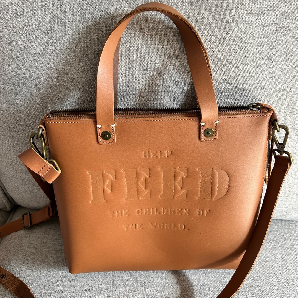 FEED Eleanor Brown Crossbody Bag